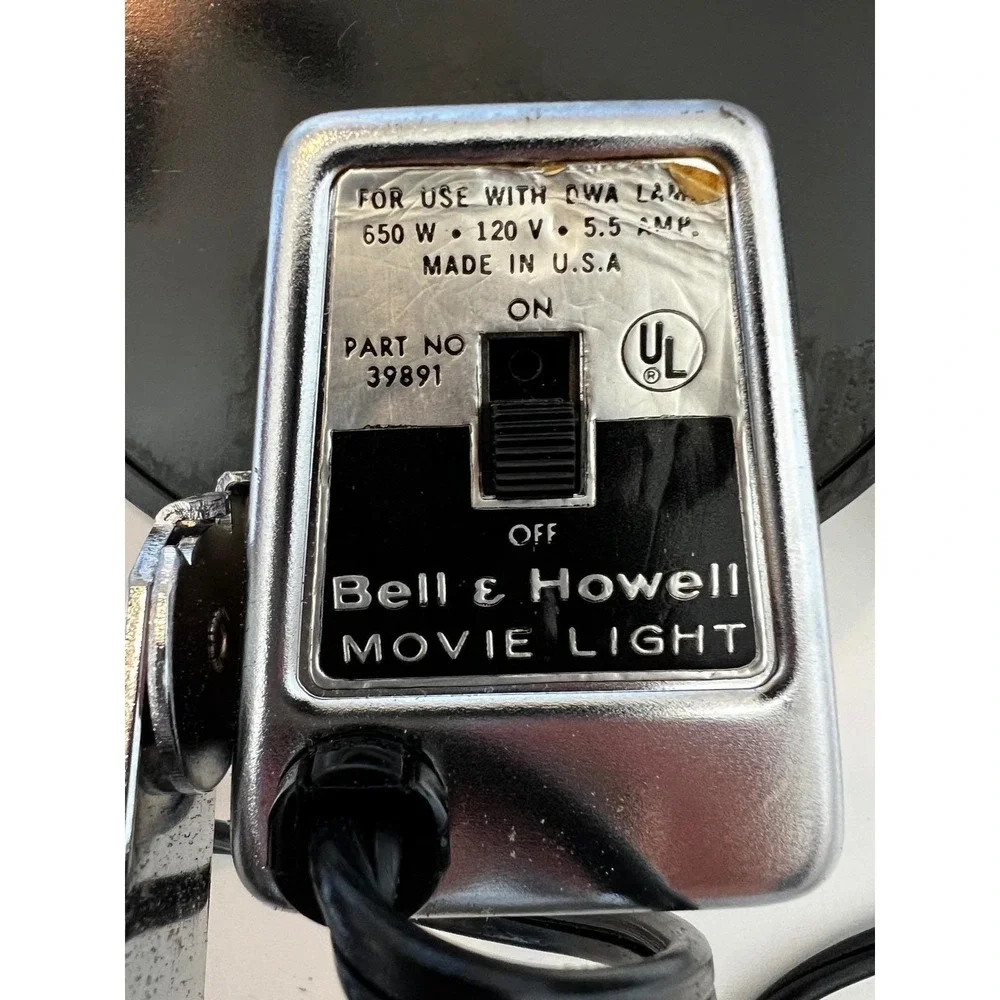 Vintage Bell and Howell‎ Movie Light, Tested Works